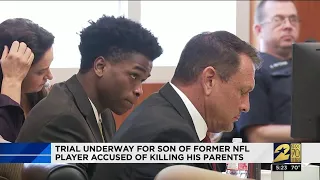 Trial underway for son of former NFL player accused of killing his parents