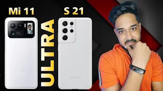 Samsung Galaxy S21 Ultra vs Xiaomi Mi 11 Ultra | The Real BATTLE !!!