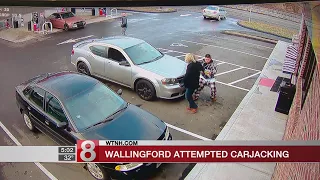 Surveillance footage released from attempted carjacking in Wallingford