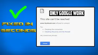 Why only Google works on my internet? (How to Fix in Seconds)
