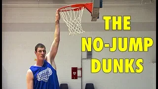 4 Basketball Players Who Did The NO-JUMP DUNKS!