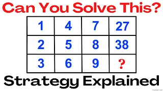 Can You Solve This Math Riddle? | Easy Strategy Explained