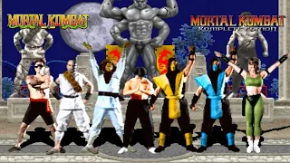 Mortal Kombat 1 Gameplay All Characters MK1 Mugen