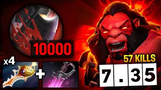 +10000 Damage Axe Ulti x4 Divine + Khanda One Shot 7.35 By Goodwin | Dota 2 Gameplay