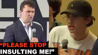 WOKE Student CURSES At Charlie Kirk After He Wins The Argument 👀