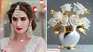 Nath Krishna🌺 Aur Gori🌼 Ki kahani🌈 Chahat Panday🦋(Krishna)🥀 🆚 Other Actress 3D Flower🌹Vase⚱#shorts