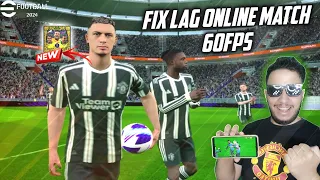 How To Fix Lag efootball 2024 Mobile Using Config For 2 GB Ram | NEW UPDATE