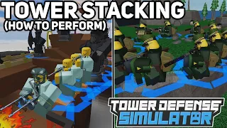 How to Stack Towers|Tower Defense Simulator