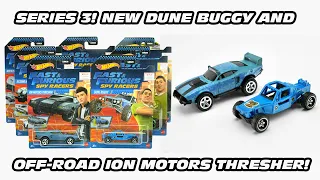 Hot Wheels Fast & Furious Spy Racers Series 3: New Off-Road Ion Motors Thresher and Dune Buggy!