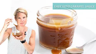 This KETO Caramel Sauce is the REAL DEAL!