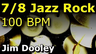 Drums Only Backing Track - 7/8 Jazz Rock 100 BPM