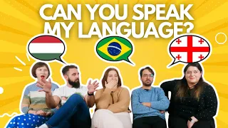 Foreigners Try Pronouncing The Hardest Words In Different Languages