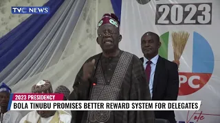 WATCH: Tinubu Meets With APC Delegates in Yola, Promises Better Reward System