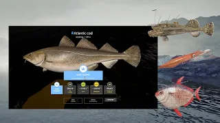 Russian fishing 4~ Rf4-Rare Trophy Cod , Opah, Angler and more 75M Bottom Pirking