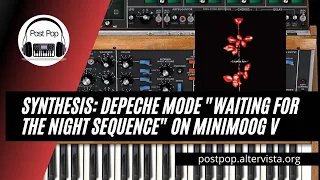 Synthesis: Depeche Mode "Waiting For The Night" Sequence on Minimoog V