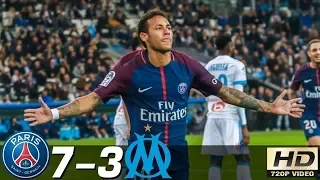 PSG vs Marseille 7-3 - All Goals & Extended Highlights RÉSUMÉN & GOLES (Last Matches) HD
