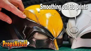 Making The Wolverine Cowl - My Fastest Way To Smooth Out A PLA Print N’stuff