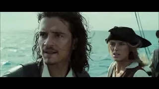 Pirates Of The Caribbean: Dead Man's Chest Hindi : Cracken Attack Scenes   (12)