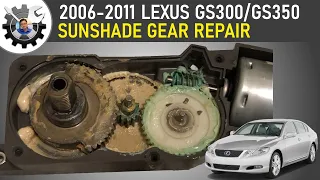 3rd Gen Lexus GS Rear Electric Sunshade Repair