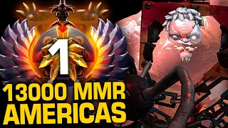 TOP 1 MMR AMERICAS — 13000 MMR WISPER PUDGE | Pudge Official