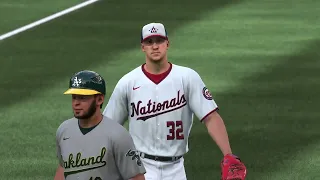 MLB The Show 22 - Oakland Athletics vs Washington Nationals