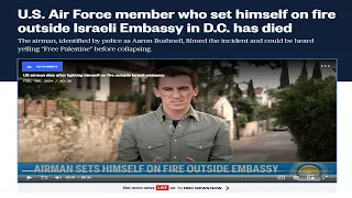 US Soldier Sets Himself on Fire | HasanAbi Has it Hard