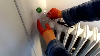 comment faire la purge des radiateurs avec une bouteille d'eau