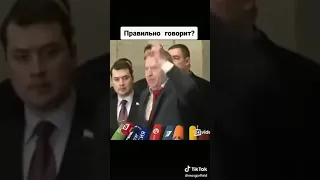 Жириновский правильно говорит