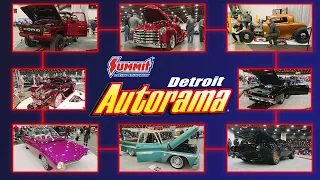 Summit Racing’s Walking Tour of the 2022 Detroit AutoRama Car Show, with Builder Interviews & More