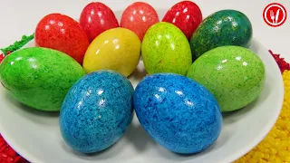 How to Dye Easter Eggs with Food Coloring and Rice