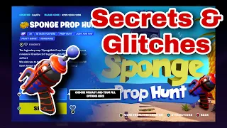 Fortnite SPONGEBOB (Prop Hunt) Secret Hiding Spots🤫!