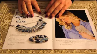 ASMR Page Turning ~Silpada Jewelry Holiday Catalog ~No Talking