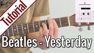 The Beatles - Yesterday | Gitarren Tutorial Deutsch