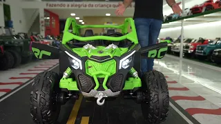 Apresentação do Buggy elétrico infantil Maverick 24v