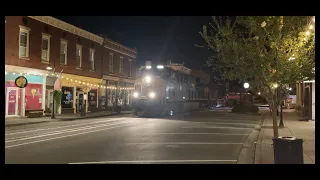 4 Street Running Trains In A Row Wake Me Up!  Sleeping By CSX Railroad Tracks In LaGrange Kentucky!