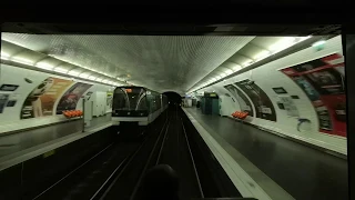 [Metro Cab Ride] Ligne 7bis du métro de Paris / Pré-Saint-Gervais ➡  Louis Blanc