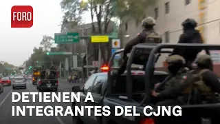 Detienen a presuntos integrantes del CJNG en CDMX - Las Noticias