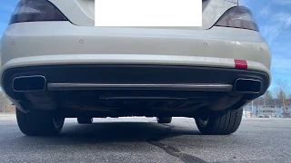 Mercedes CLS550 Catless DownPipes and Burble Tune