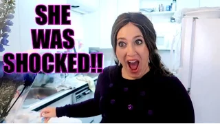 SHE WAS SO SHOCKED!!