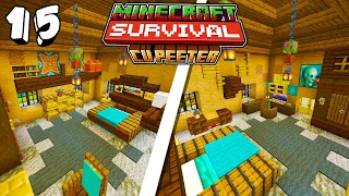 DORMITORUL CONFORTABIL în Minecraft Survival cu PeeTeR