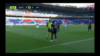 Neymar jr red card against lille