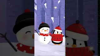 Galaxy Themes - [poly] cute snowman and penguin