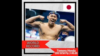 НОВЫЙ РЕКОРД МИРА 200бат мужчины(25м)Tomoru Honda set a new world record in the men’s 200 butterfly