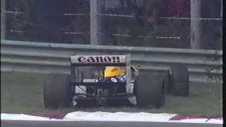 1987-Monza-Nelson Piquet spins