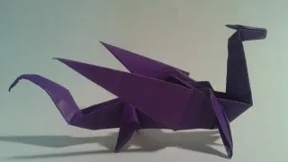 Origami - How to make an easy origami dragon