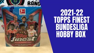 2021-22 Topps Finest Bundesliga Hobby Box - 2 Autos!