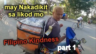 pera nakadikit sa likod, FILIPINO KINDNESS