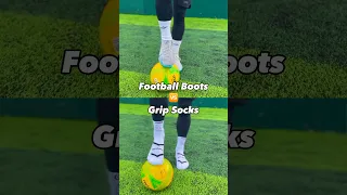 FOOTBALL BOOTS vs GRIP SOCKS! ⚽️