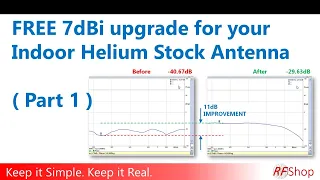 FREE DIY 7dBi upgrade for your Indoor Helium Stock Antenna (Part 1)