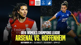 Arsenal vs. Hoffenheim | UEFA Women’s Champions League Matchday 2 Full Match